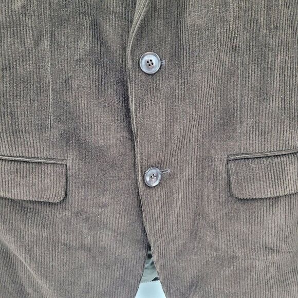 Giovani Mens Regular Fit Corduroy Sports  Jacket 46 Brown Cotton Casual Country - Picture 5 of 11